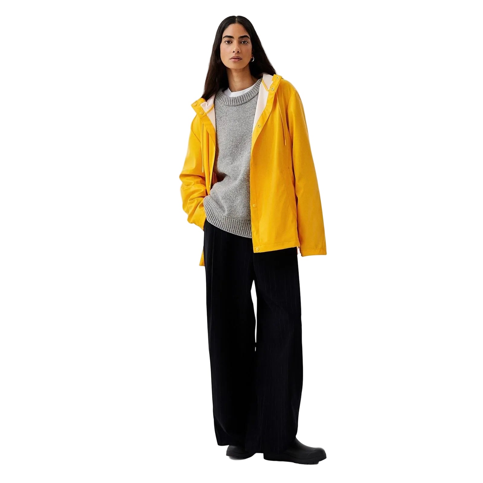Hunter Izzy Hooded Gold Jacket