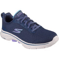 Skechers Go Walk 7 Kaylor Synthetic Women's Navy/Purple Trainers