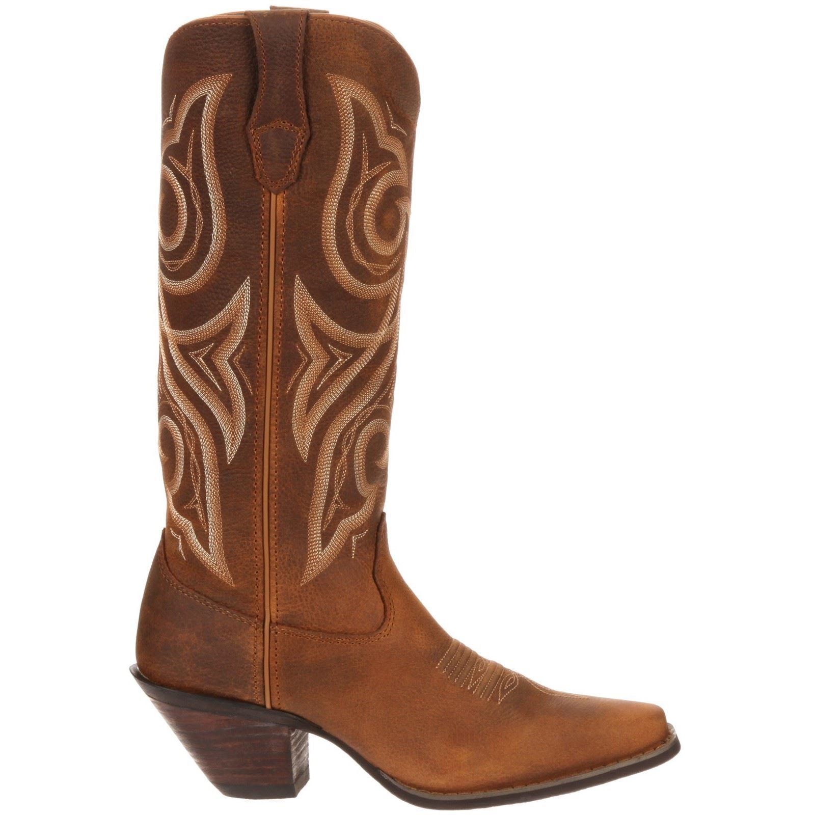 Durango Crush Leather Women's Distressed Cognac Boots