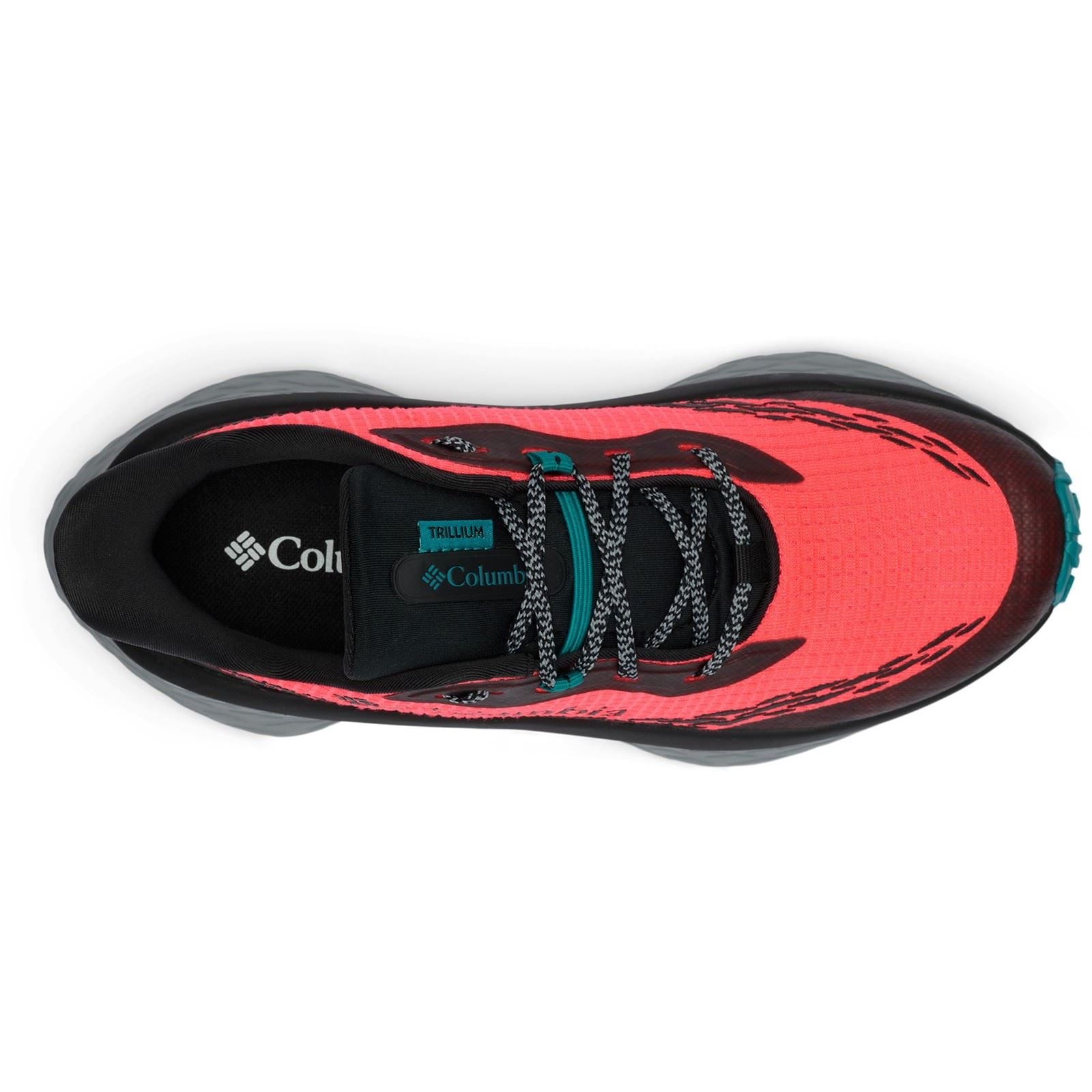 Columbia Konos Trillium ATR Polyester Women's Neon Sunrise/Teal Chloride Hiking Shoes