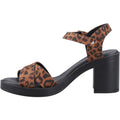 Hush Puppies Georgia Leather Women's Leopard Sandals