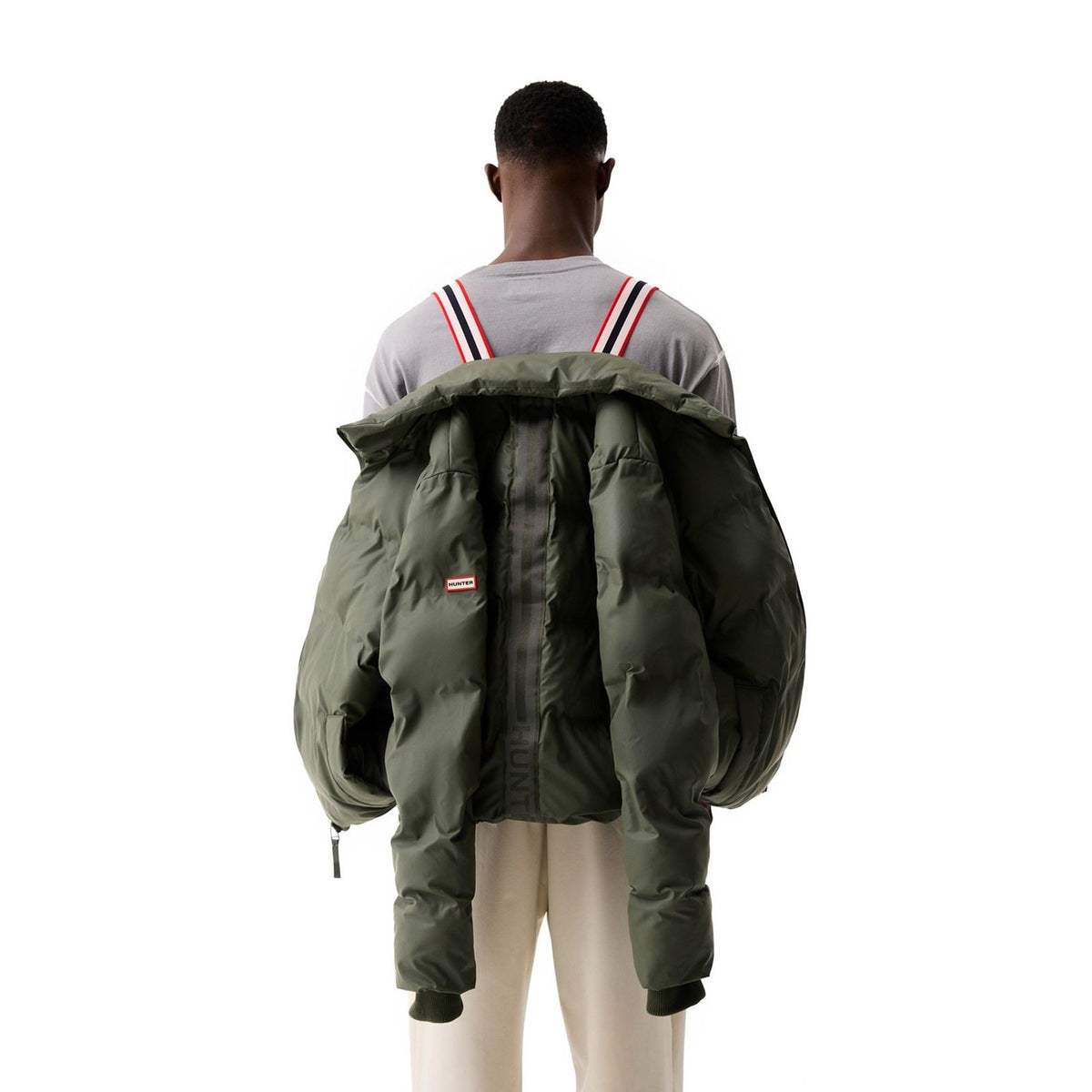 Hunter Wiley Puffer Jacket Men's Green Puffer Jacket