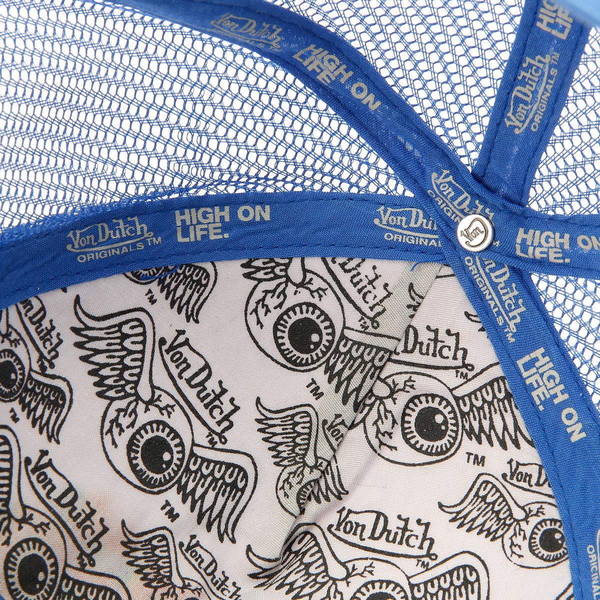 Von Dutch Trucker Newark Cotton White / Rainbow Caps