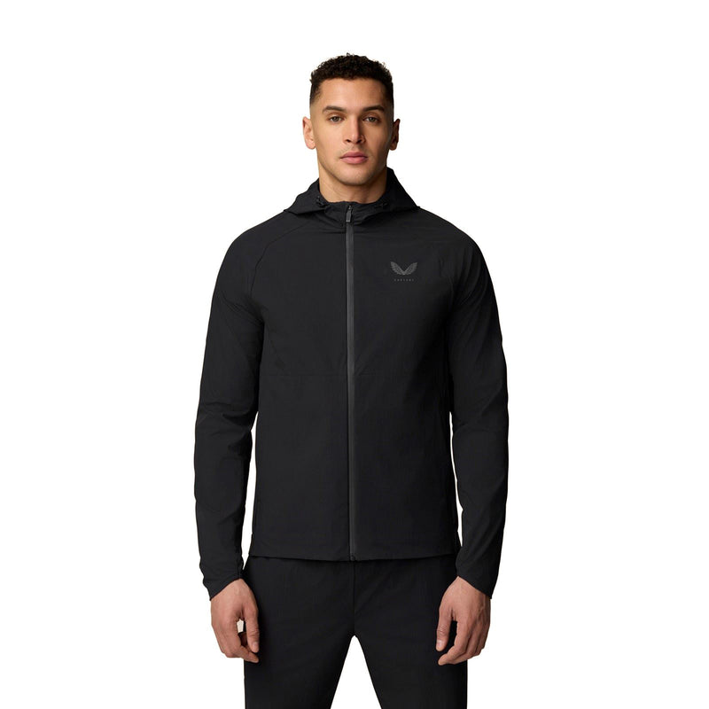 Castore Branded Elastic Wind Jacket Men's Black