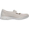 Skechers Seager Cute N' Coy Textile Women's Natural Trainers