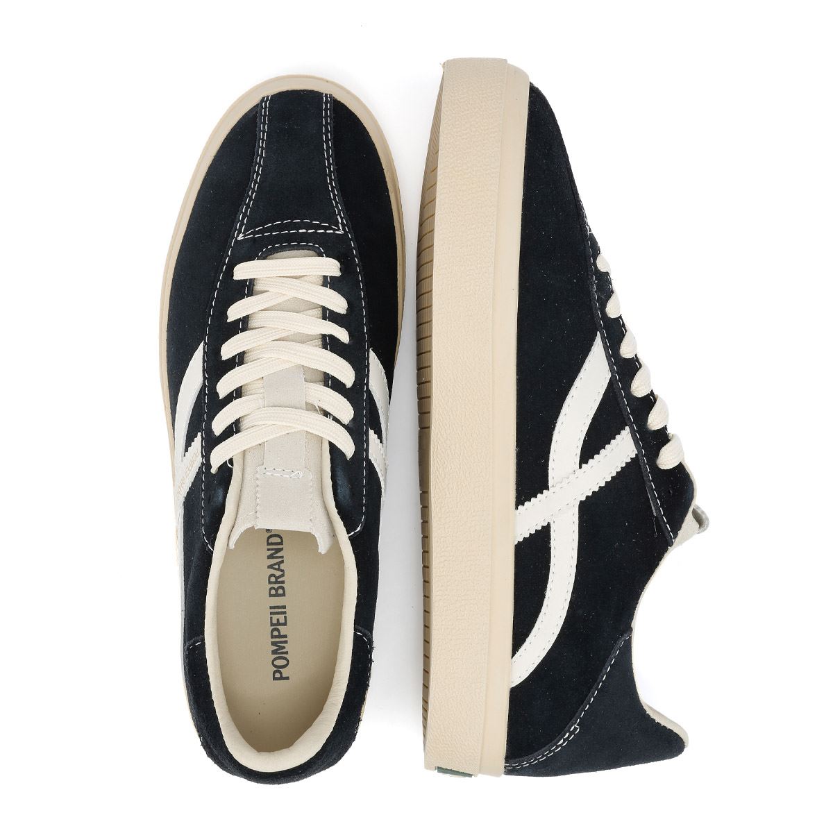 Pompeii Dart Suede Men's Dusk/Ecru Trainers