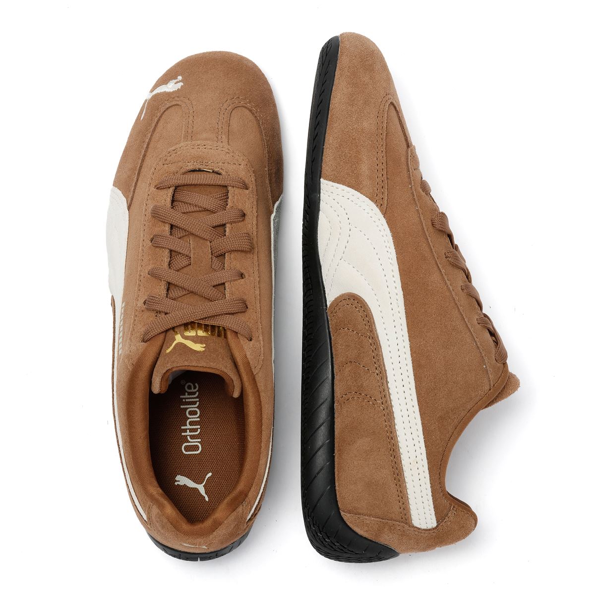 Puma Speedcat OG Leather Coffee/Ivory Trainers