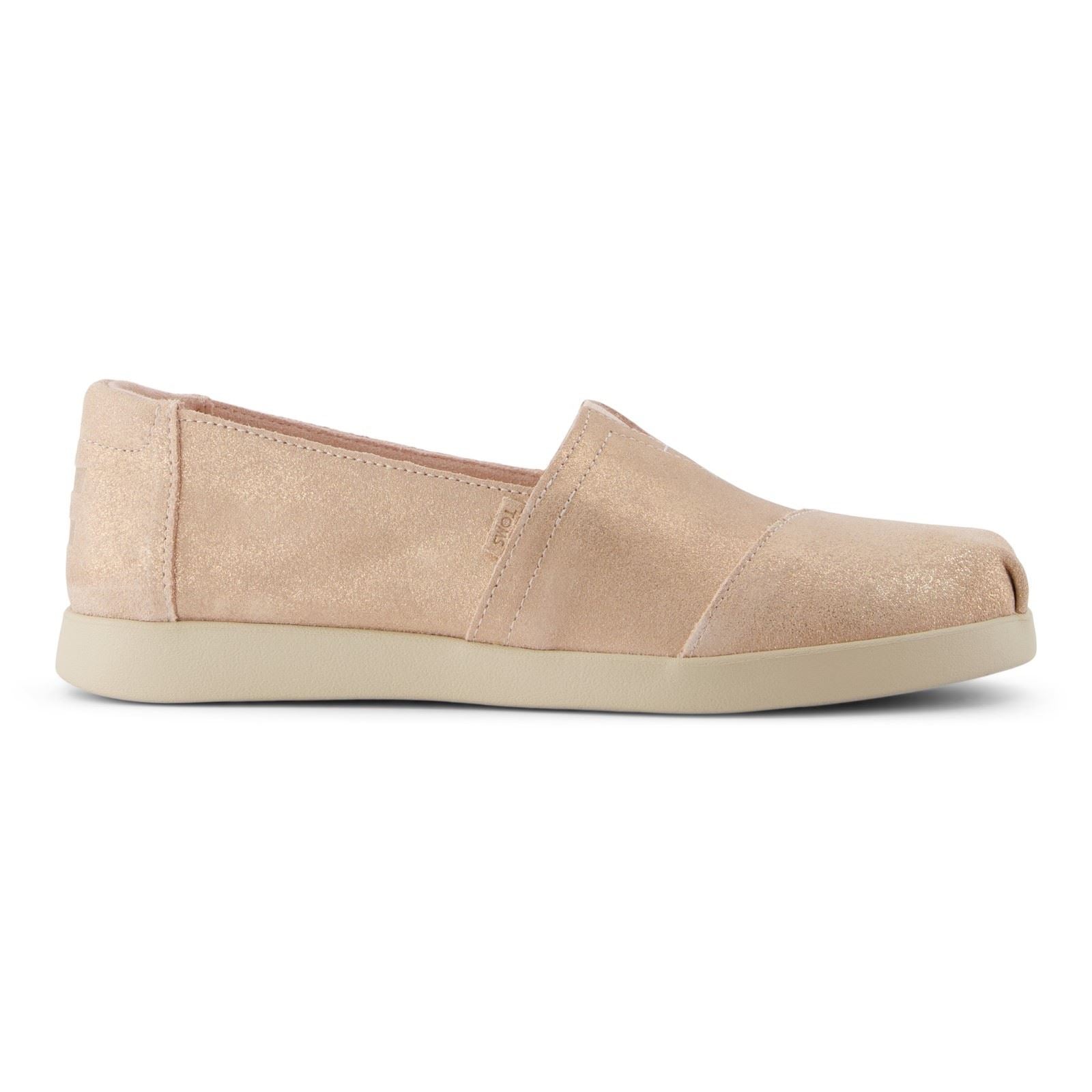 TOMS Alpargata Plus Leather Women's Pale Rose Espadrilles