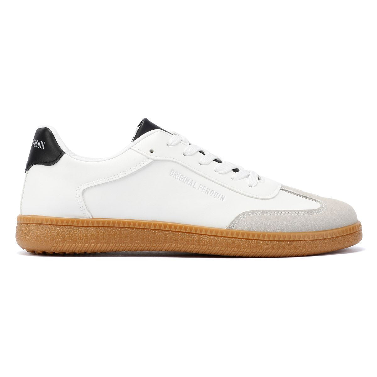 Penguin Salsa Men's White / Gum Trainers