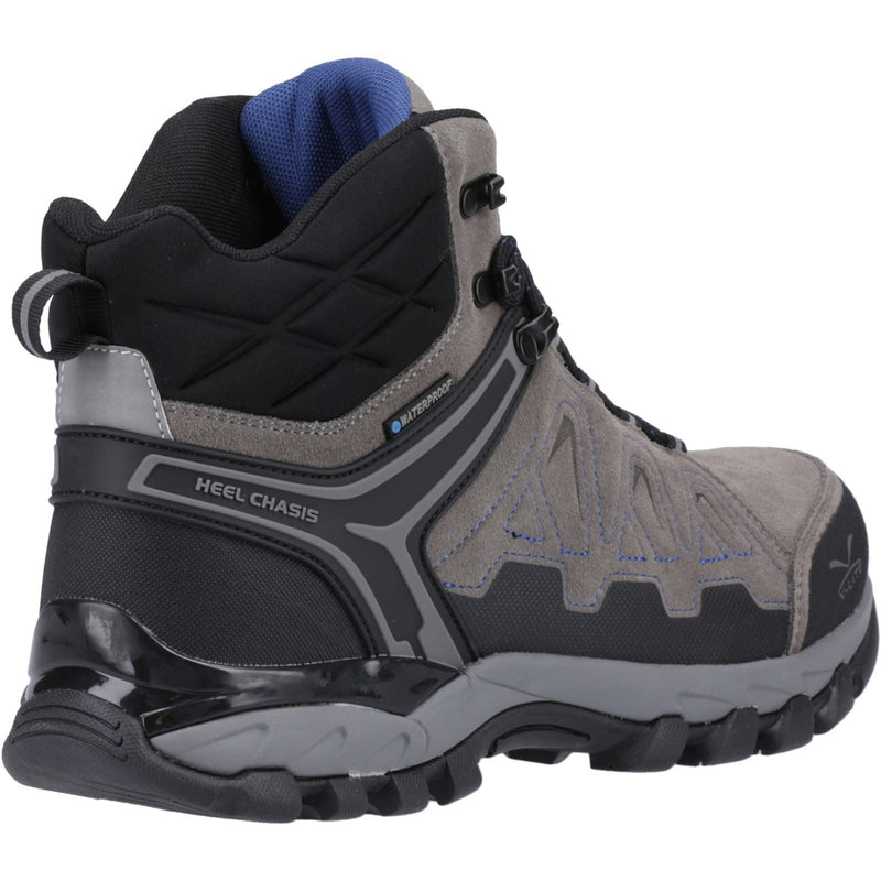 Hi-Tec V-Lite Explorer WP Cow Suede Leather Men's Charcoal/Grey/Dark Blue Hiking Boots