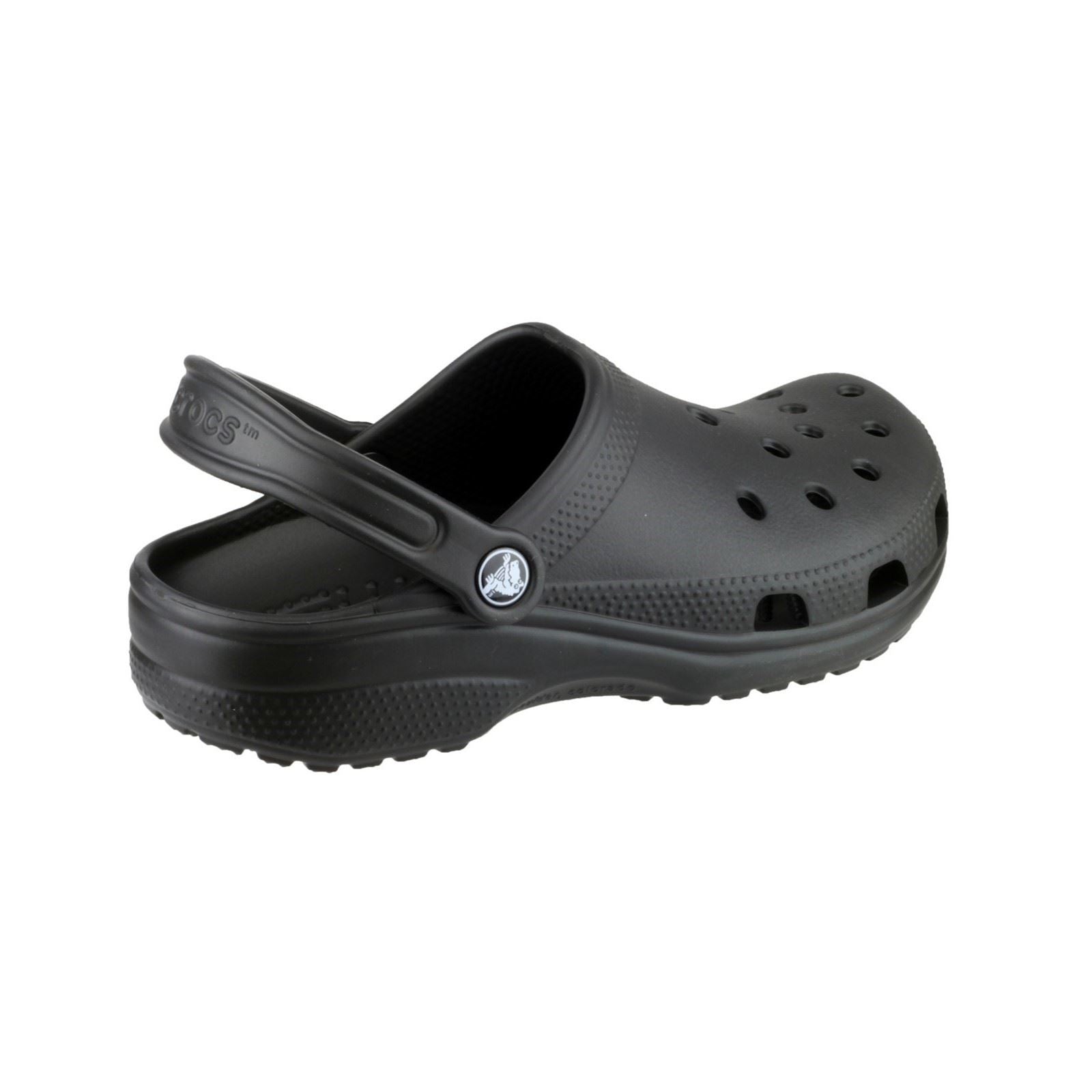 Crocs Classic Croslite Rubber Black Clogs