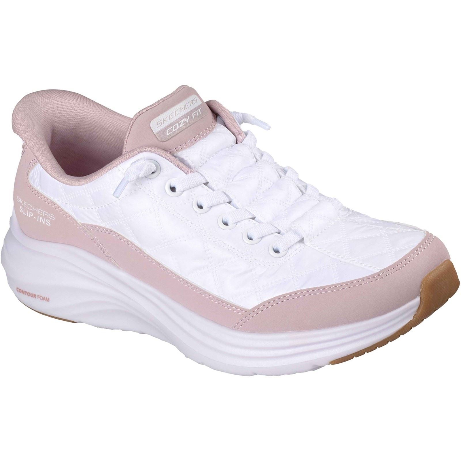 Skechers Contour Foam Cozy Fit Textile Women's Lavender Standard Trainers