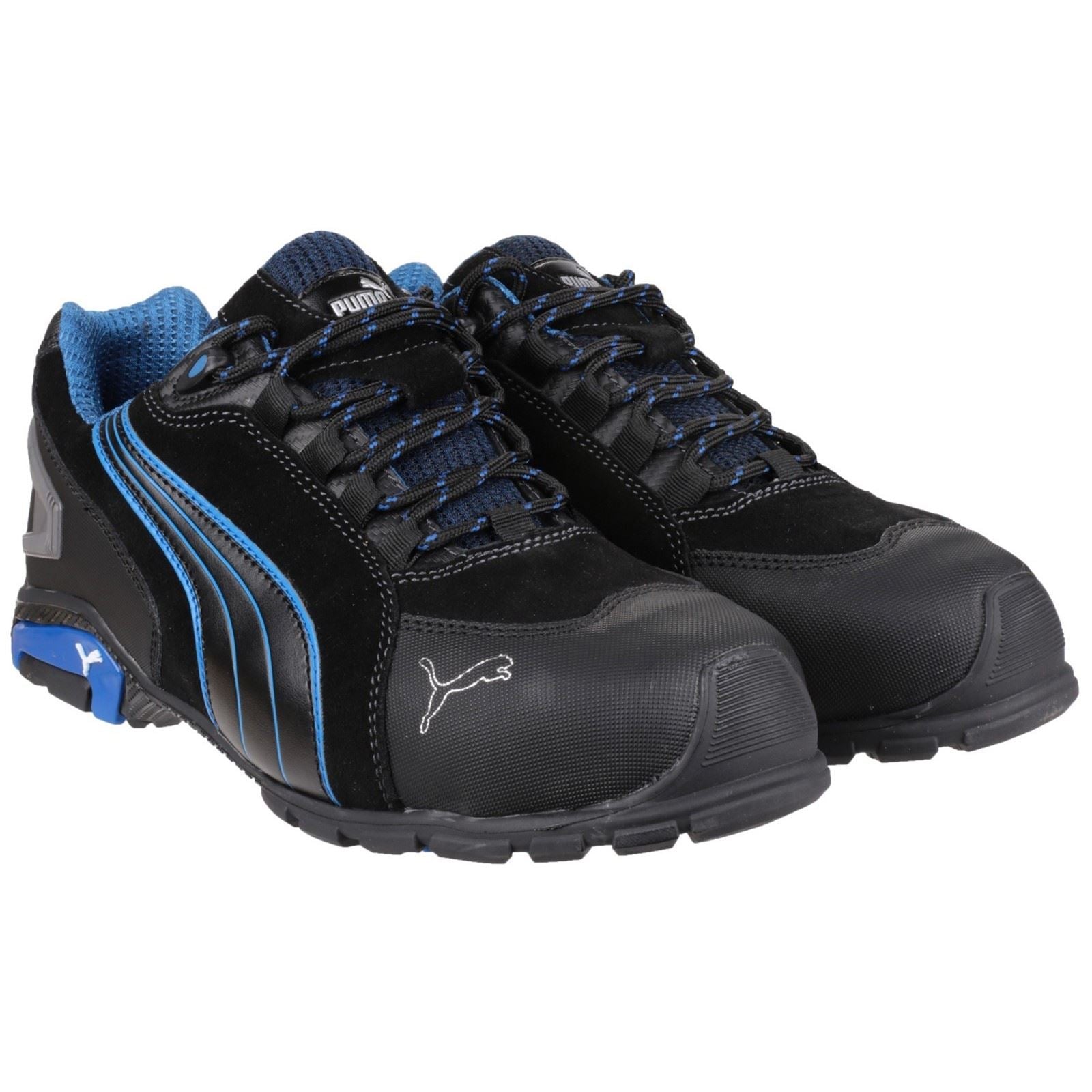 Puma Safety Rio Low Leather Black Safety Trainers