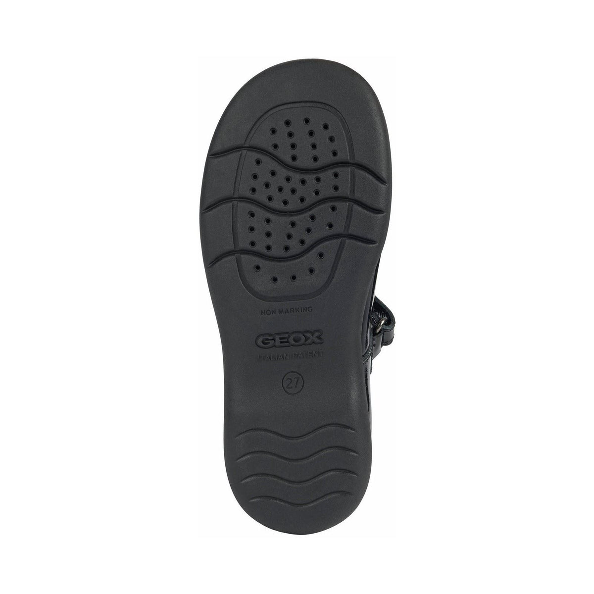 Geox Naimara Leather Black Patent Shoes