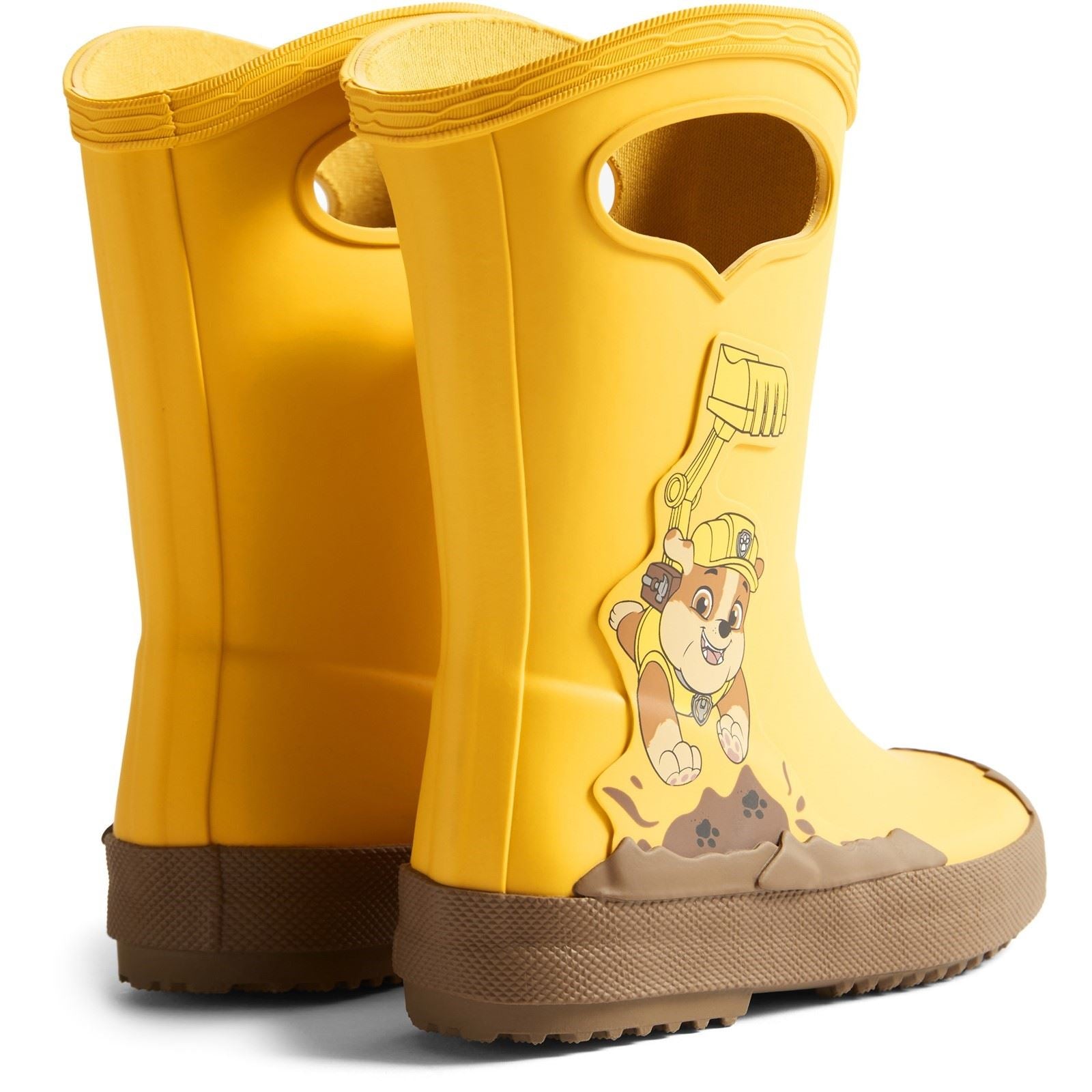 Hunter Paw Patrol Rubber Unisex Kid's Yellow Wellington Boots