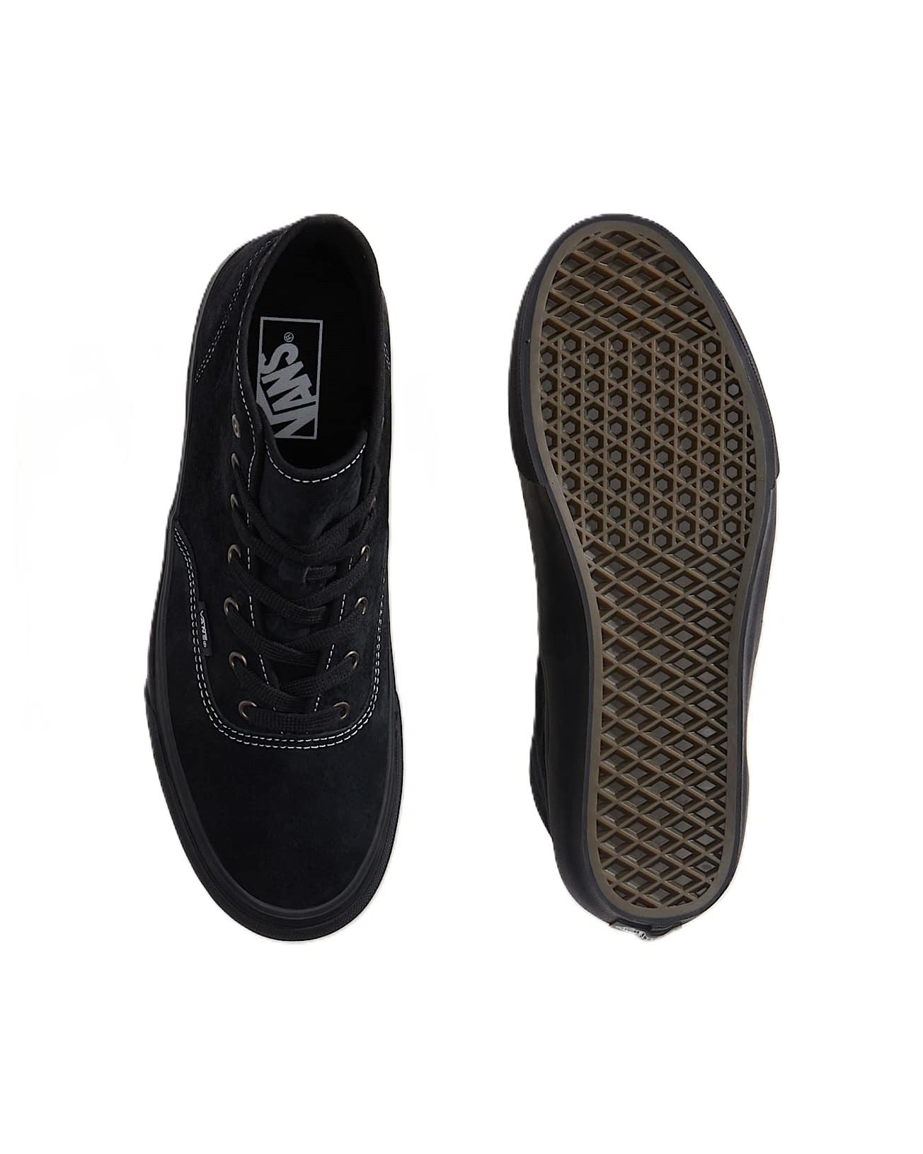 Vans Authentic Hi 2.0 Pig Suede Black Trainers