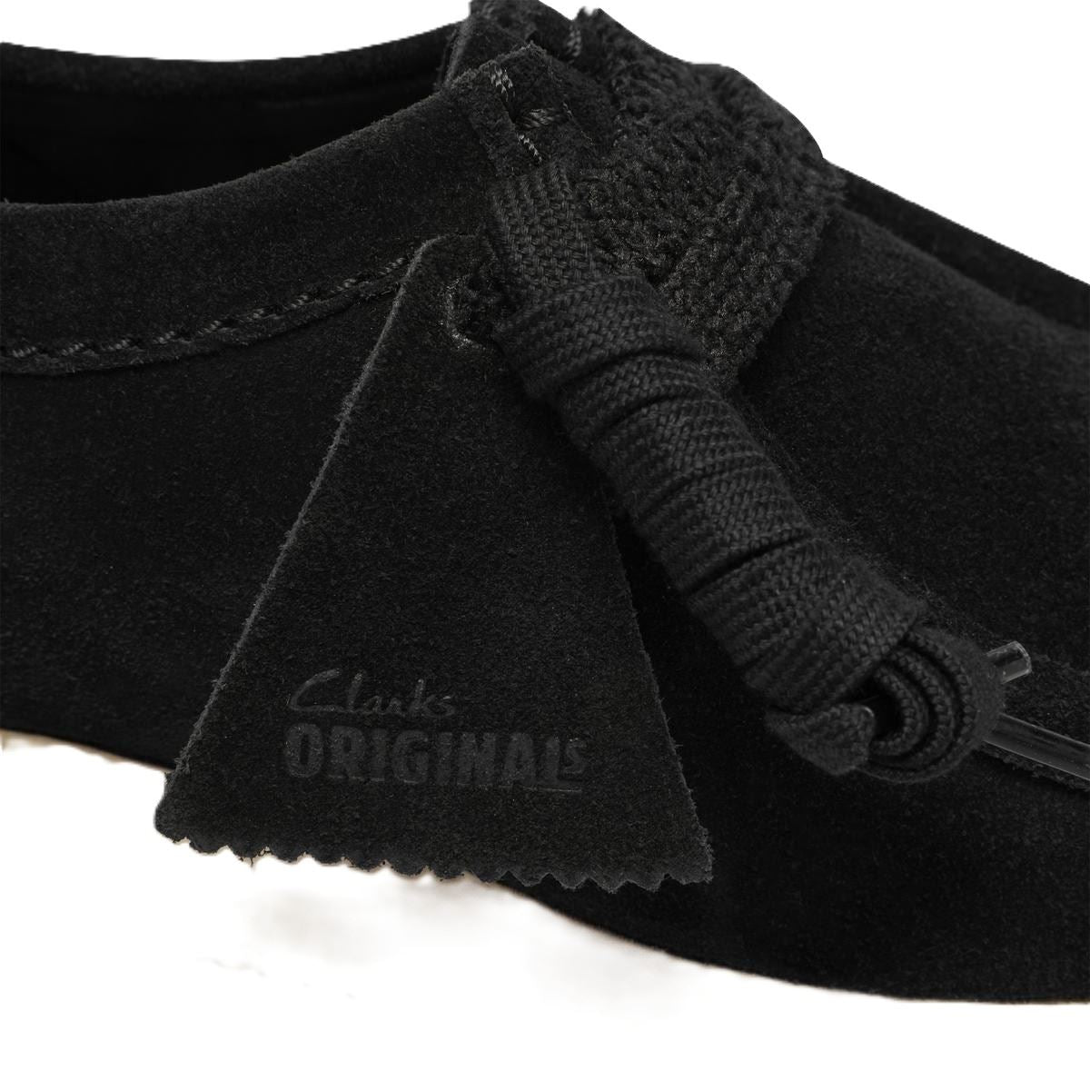 Clarks Originals Wallabee Lite Suede Women's Black Shoes