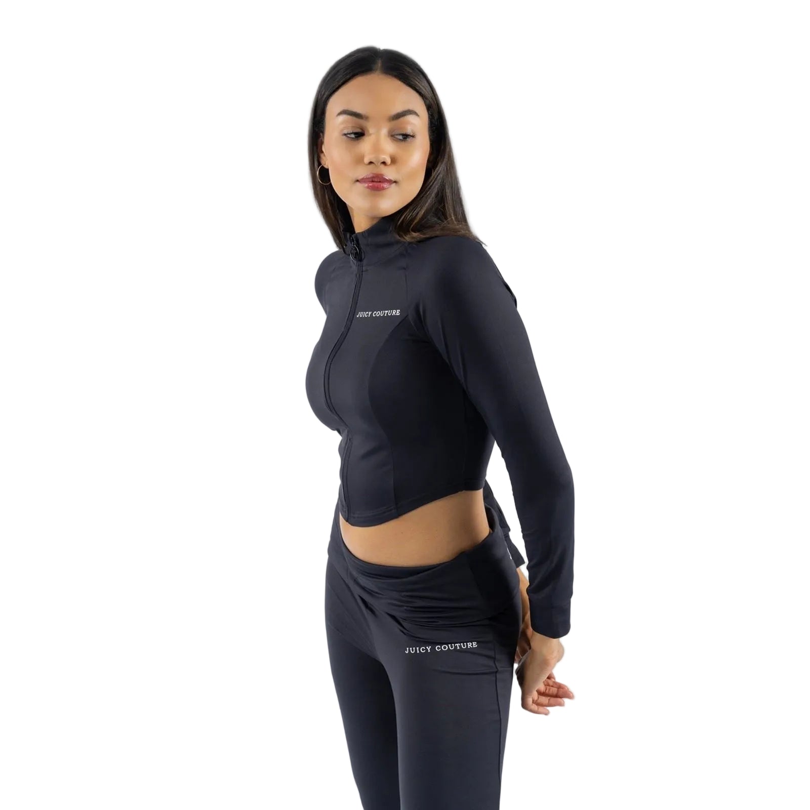 Juicy Couture Morgan Nylon Women's Black Sweatshirt