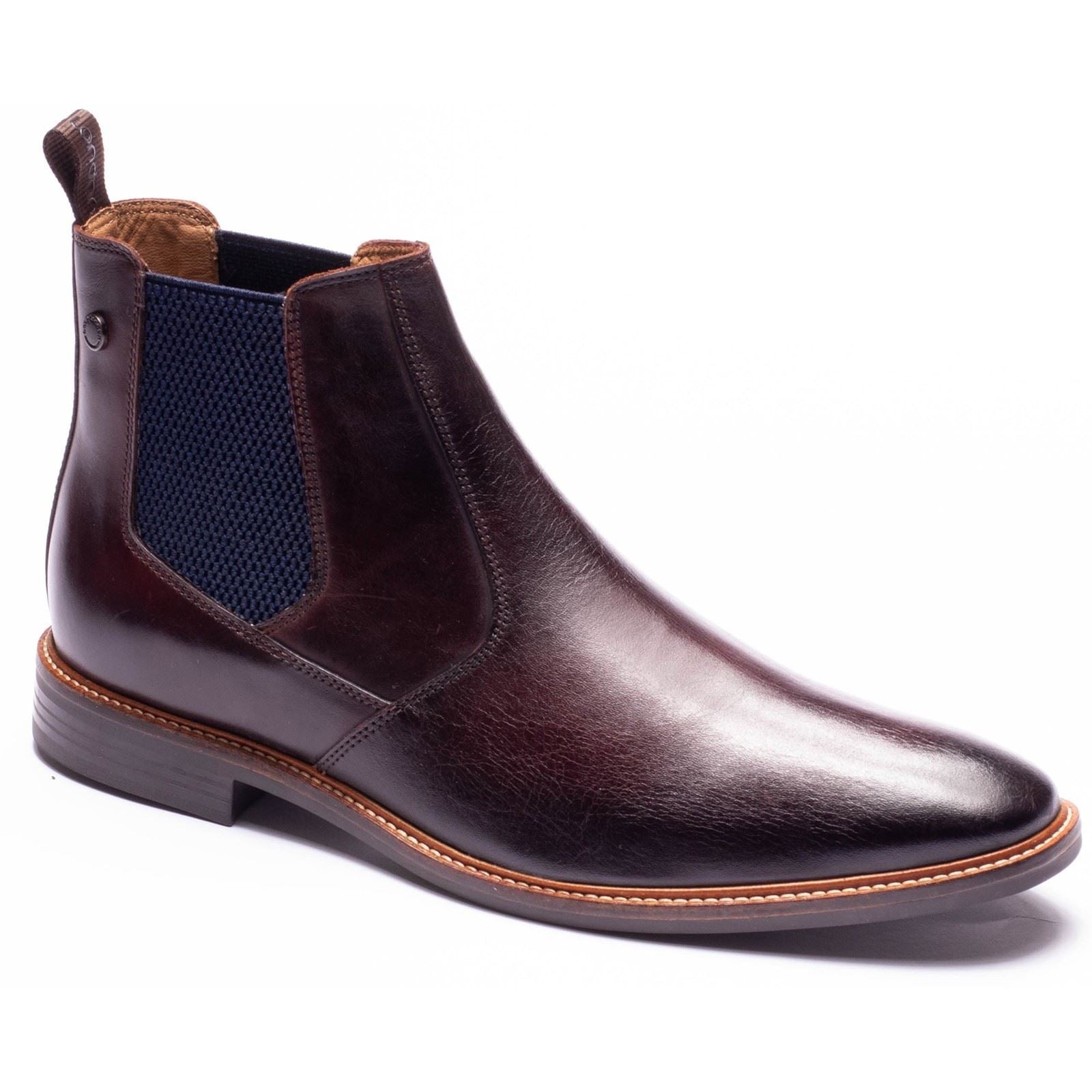Base London Kensington Leather Men's WASHED BROWN Boots