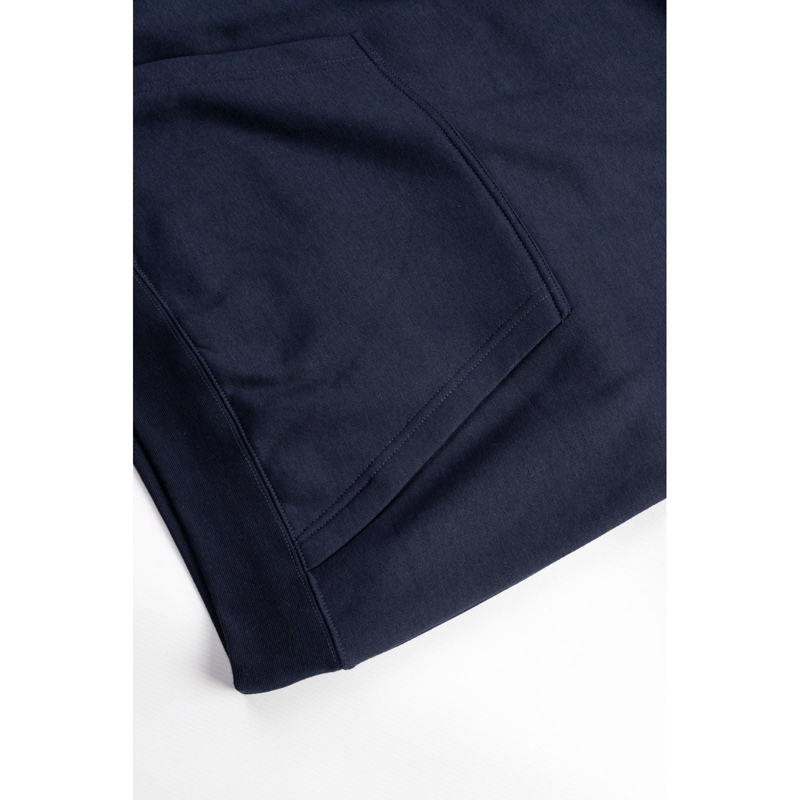 Caterpillar Essentials Synthetic Men's Blue Hooded Sweatshirt