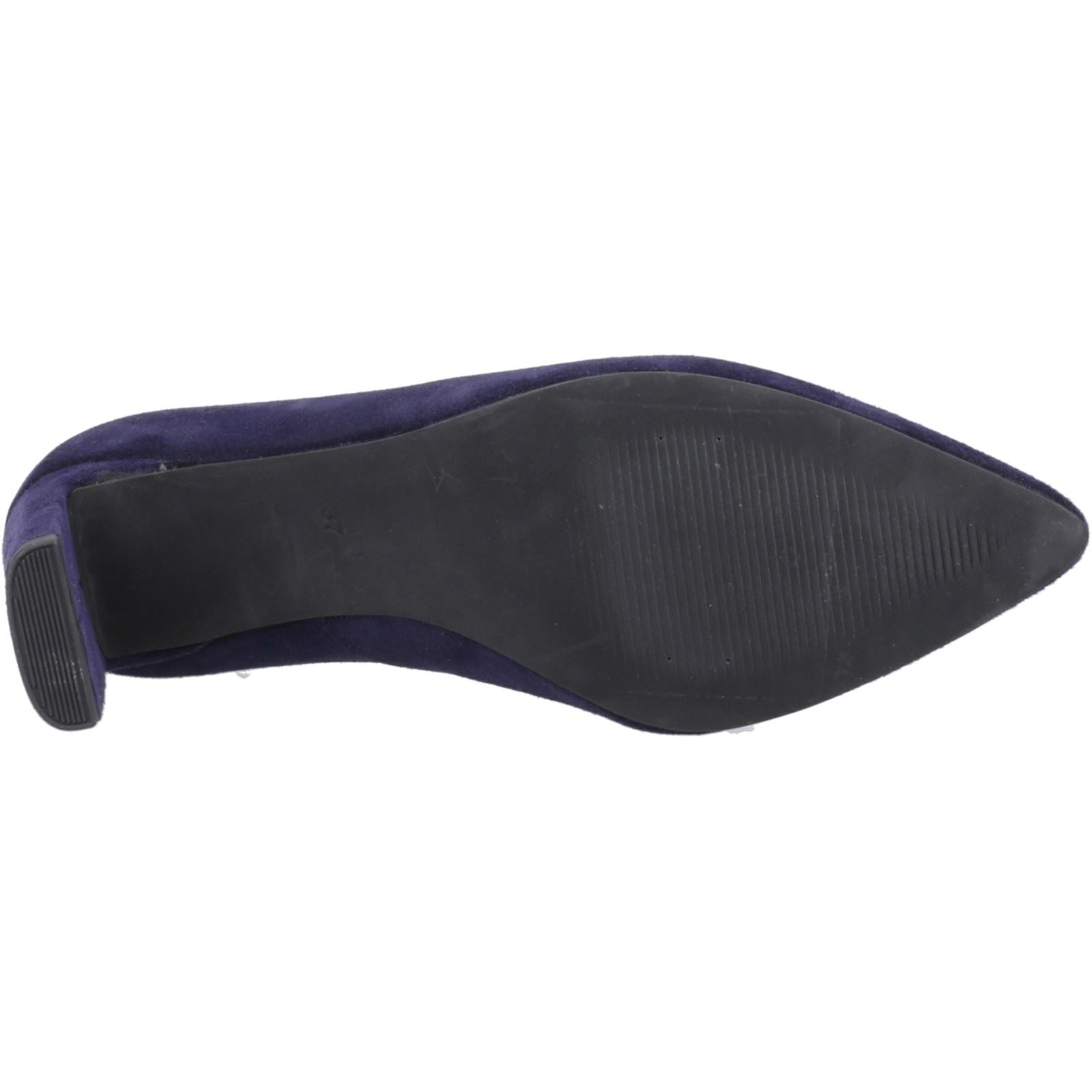 Hush Puppies Olivia Suede Women's Navy Heels
