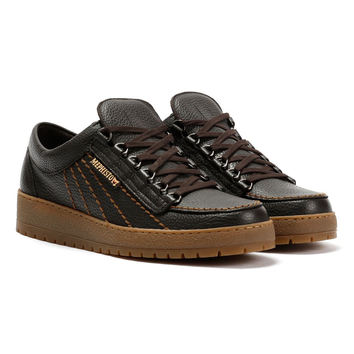 Mephisto Rainbow Oregon 1351 Leather Men's Dark Brown Shoes