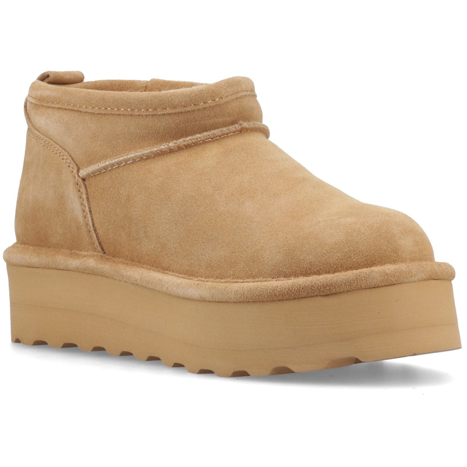 Bearpaw Retro Super Shorty Suede Women's Coffee Winter Ankle Boots