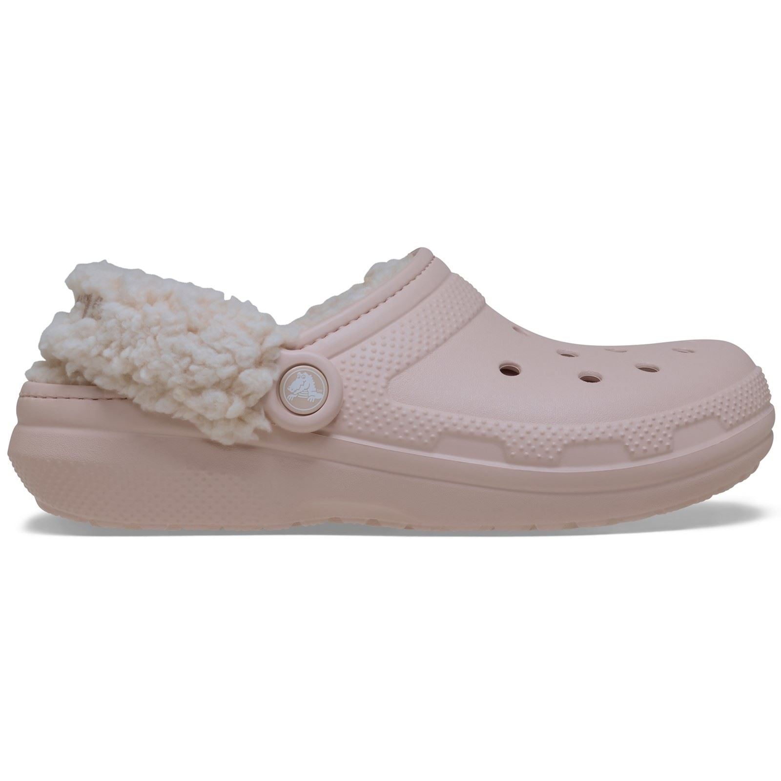 Crocs Classic Fleece Lined Polyester Blend Women's Quartz Clogs