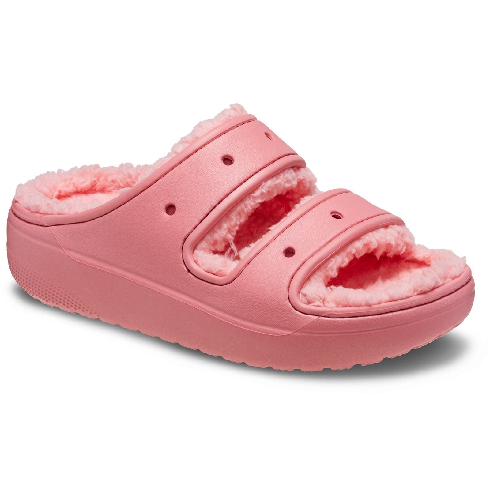 Crocs Classic Cozzzy Synthetic Women's Hot Blush Sandals
