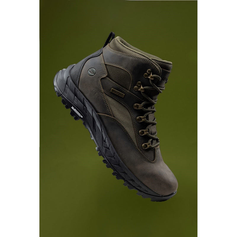 Hi-Tec Euro Trail Leather Men's Khaki Hiking Boots