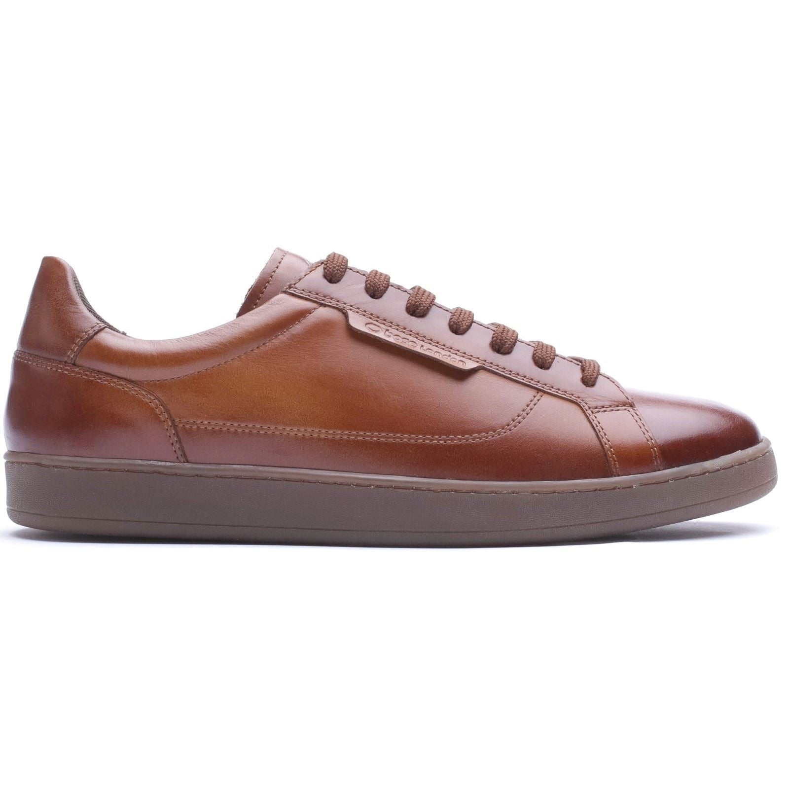 Base London Zammo Leather Men's TAN Trainers