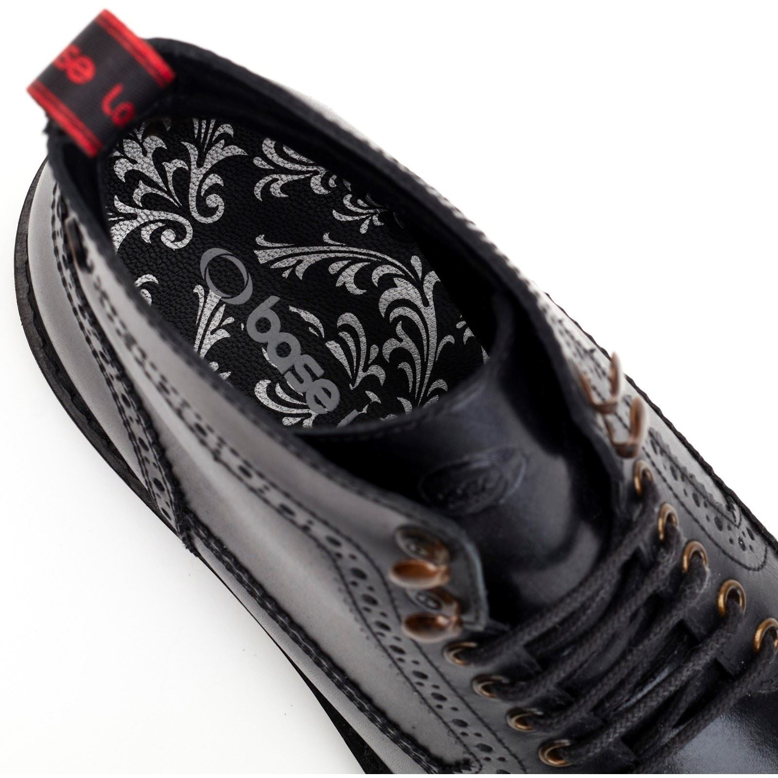 Base London Dealer Leather Men's Black Ankle Boots