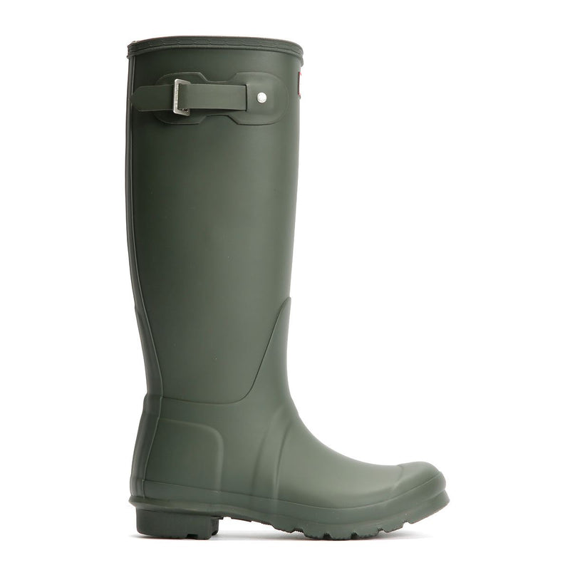 Hunter Original Tall Rubber Women's Dark Olive Wellington Boots
