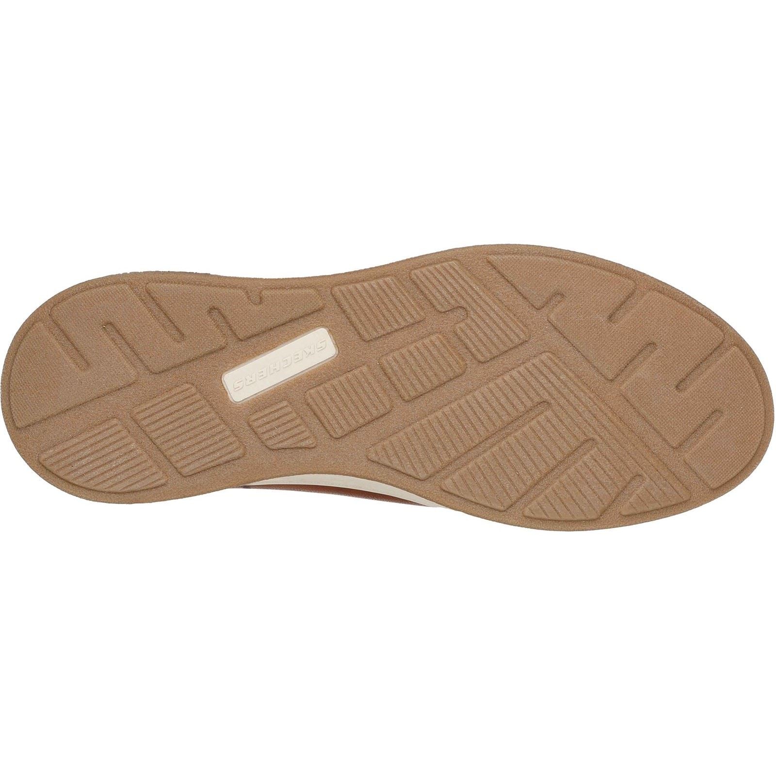 Skechers Cavell Sparkman Polyurethane Men's Luggage Standard Lace-Up Shoes