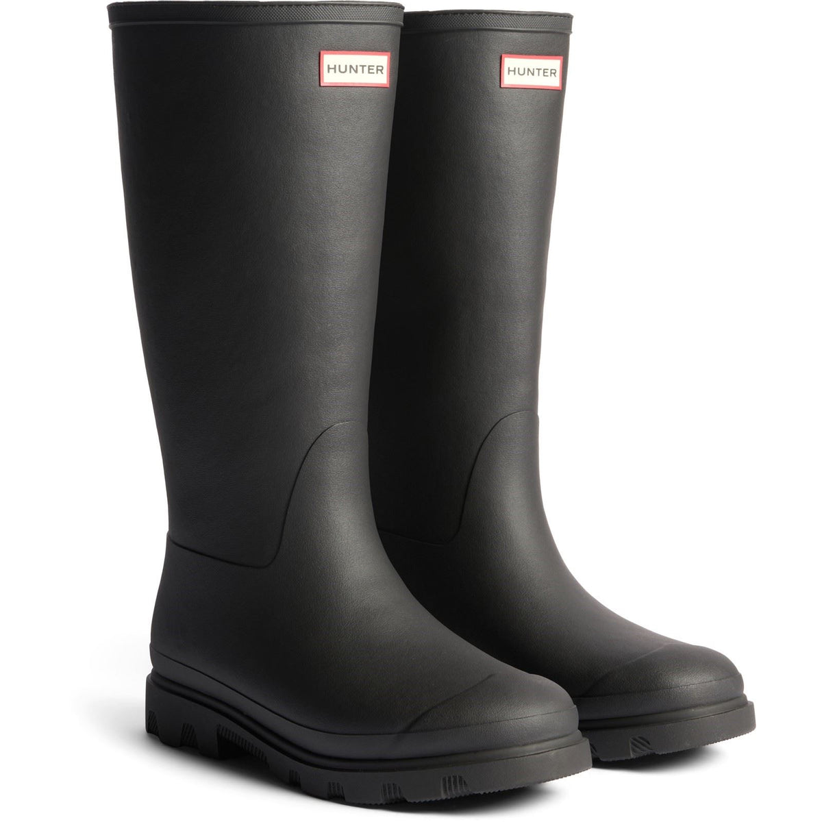 Hunter Downpour Tall Insulated Boot Rubber Men's Black Wellington Boots