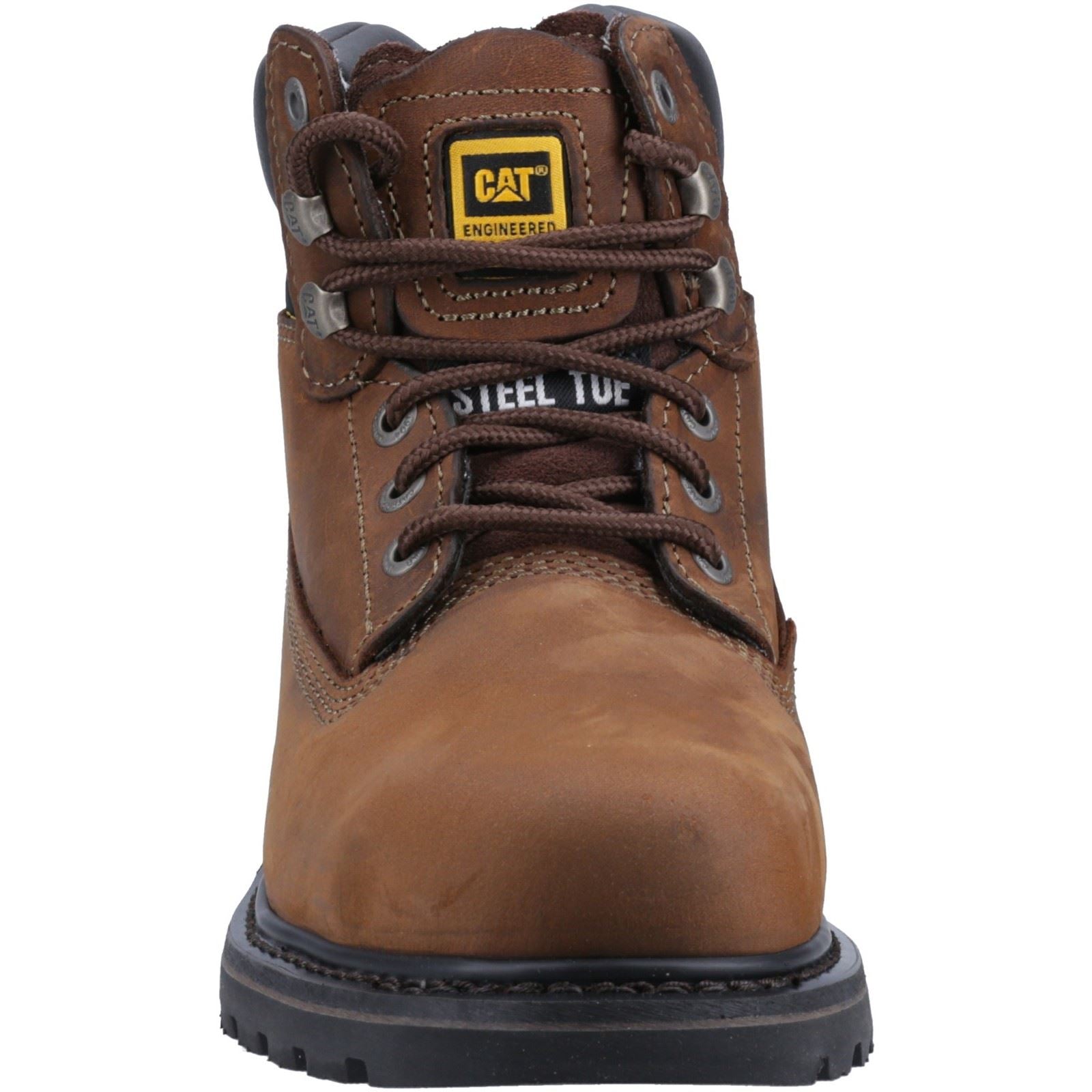 Caterpillar Holton Leather Brown Safety Boots