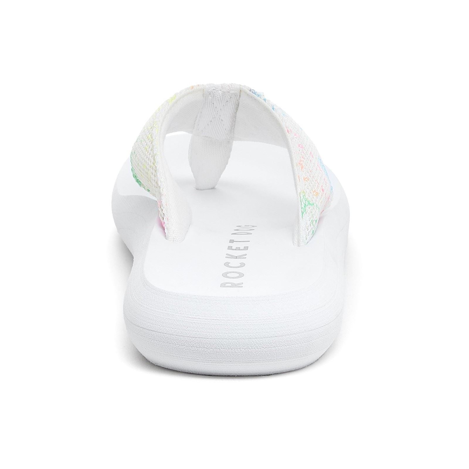 Rocket Dog Spotlight Barker Textile Women's White Sandals