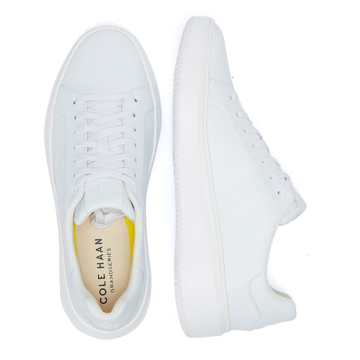 Cole Haan Grandprø Topspin Leather Men's Optic White Trainers