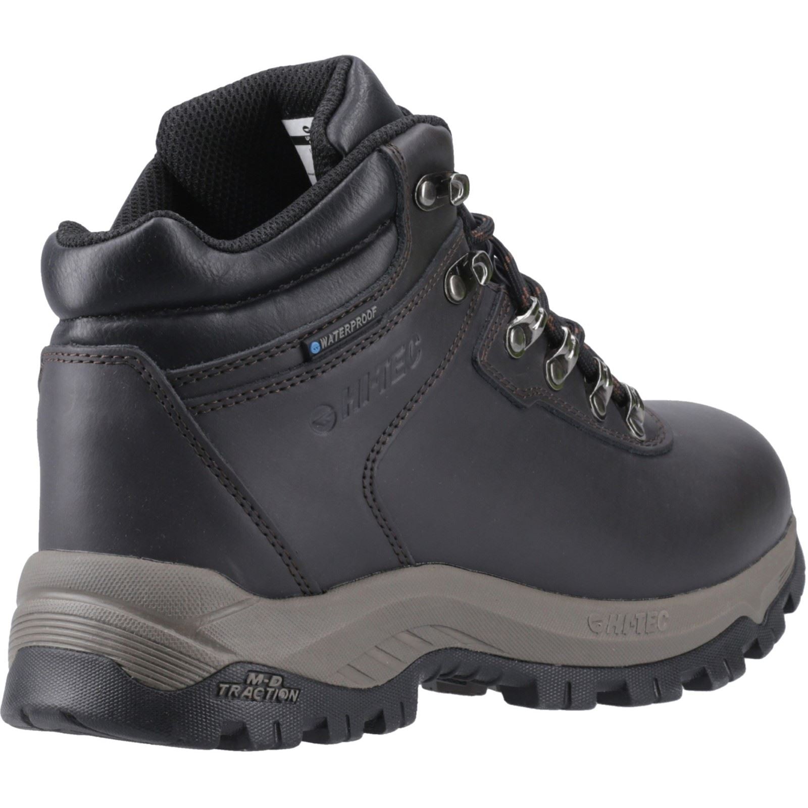 Hi-Tec Eurotrek Lite Waterproof Faux Leather Men's Dark Chocolate Hiking Boots