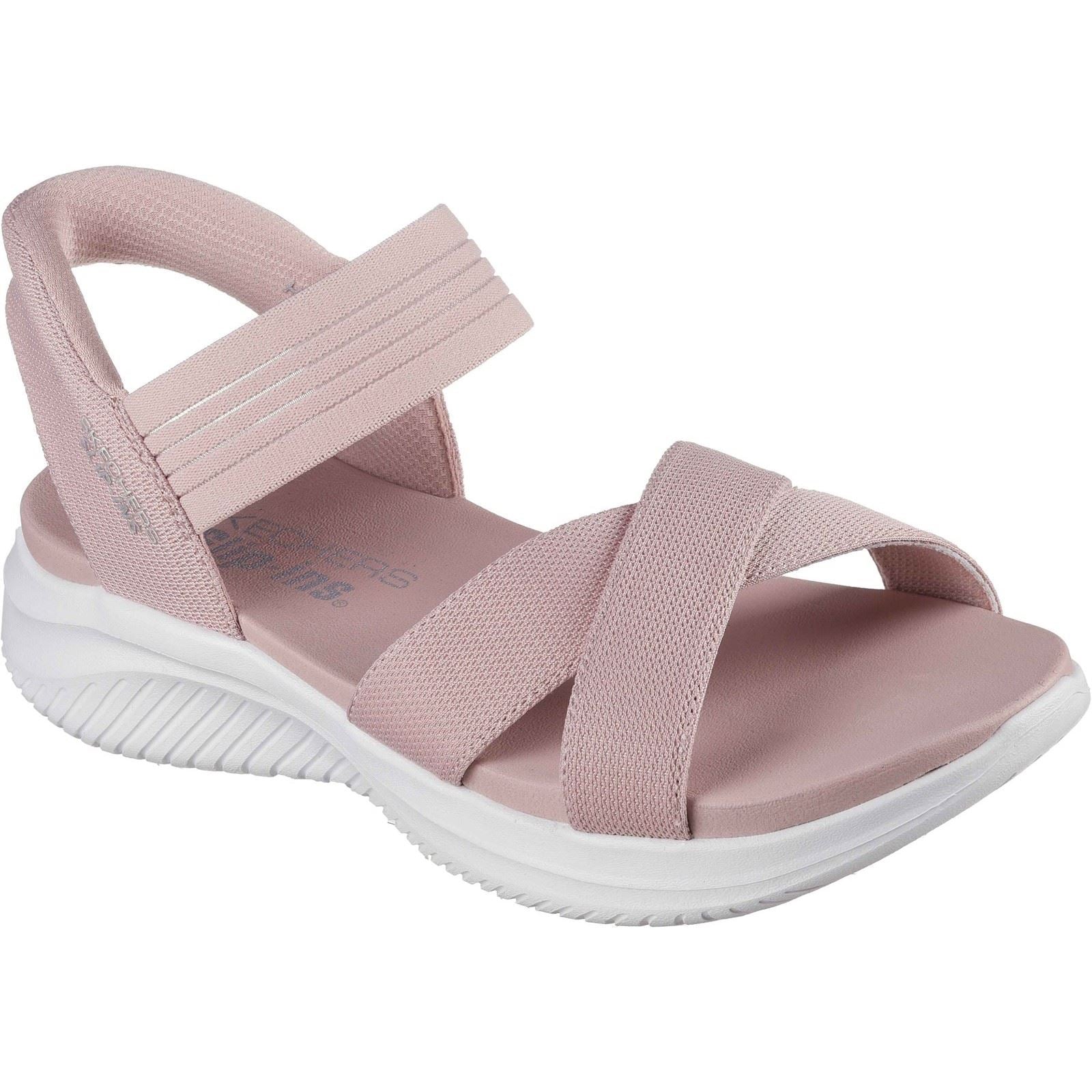 Skechers Ultra Flex 3.0 - Never Better Textile Women's Blush Standard Sandals