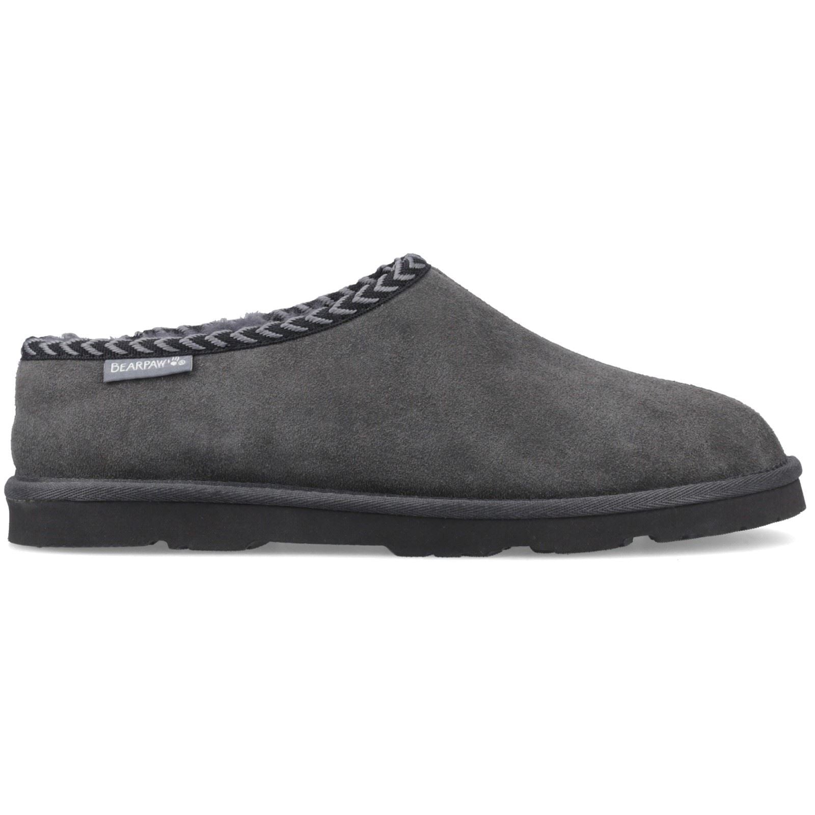 Bearpaw Beau Suede Men's Dark Grey Slippers