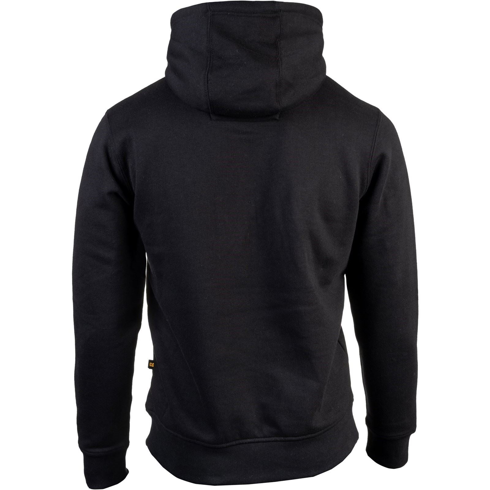 Caterpillar Trademark Cotton Men's Black Hooded Sweatshirt