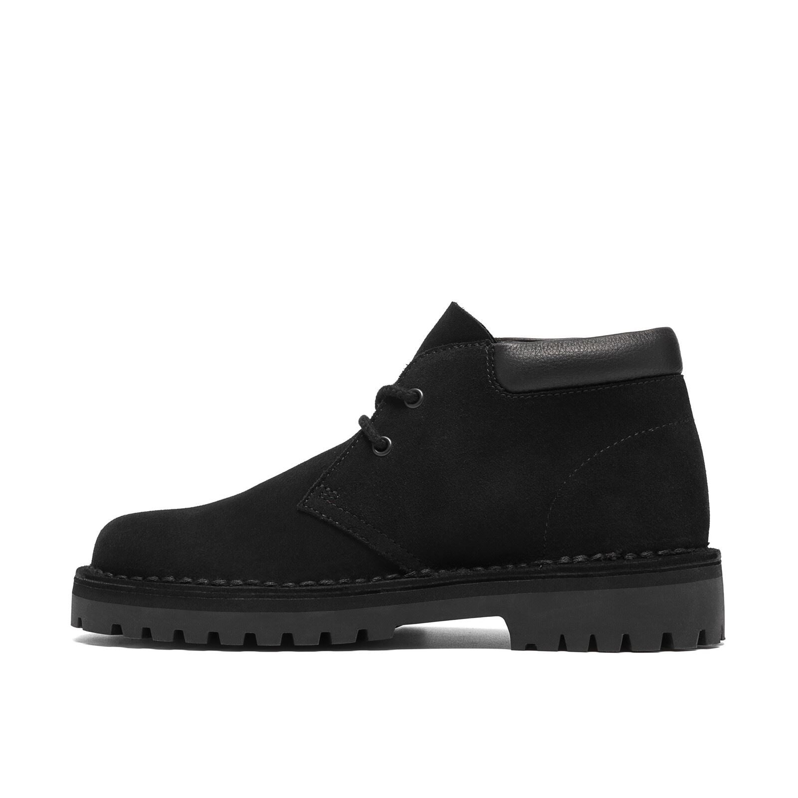 Clarks Originals Desert 2456 Rock Suede Women's Black Boots