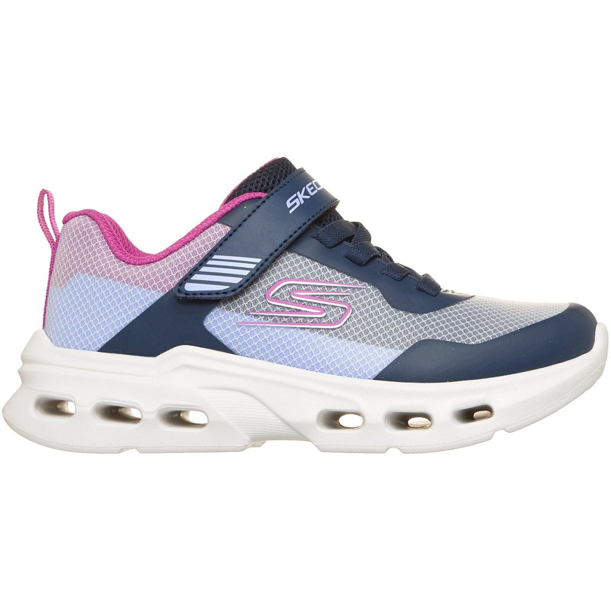 Skechers Glide-Step Drift Textile Navy/Multi Trainers