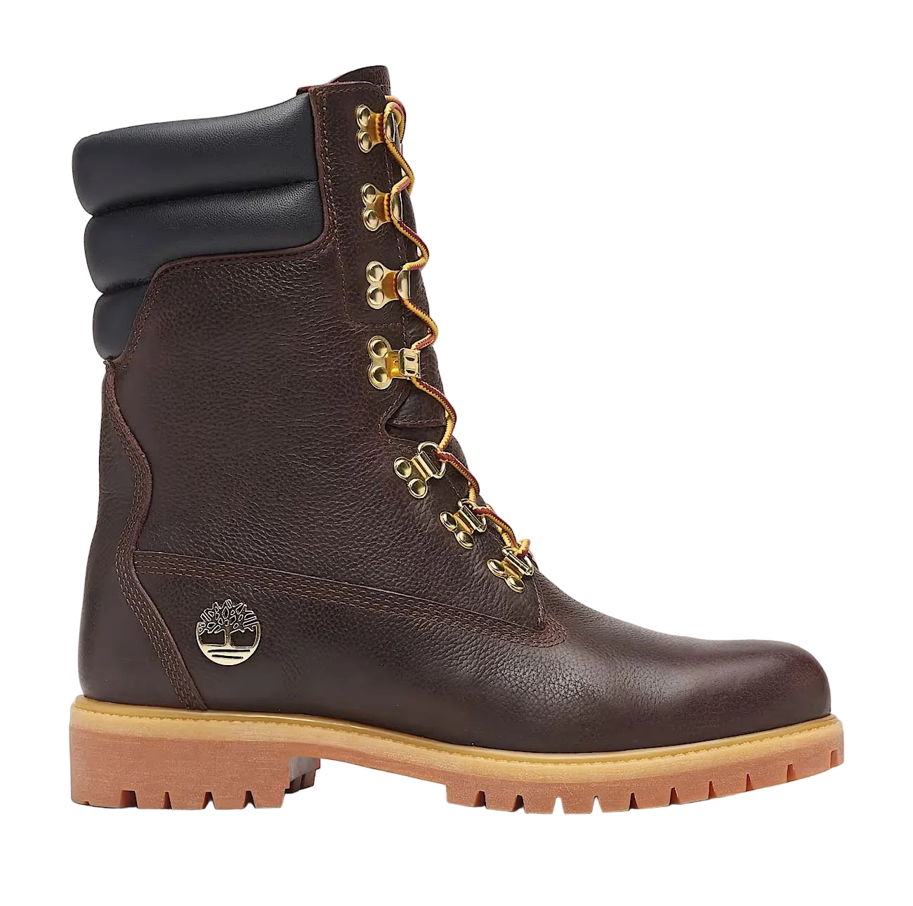 Timberland Premium Espresso Tall Leather Men's Dark Brown/Black Boots