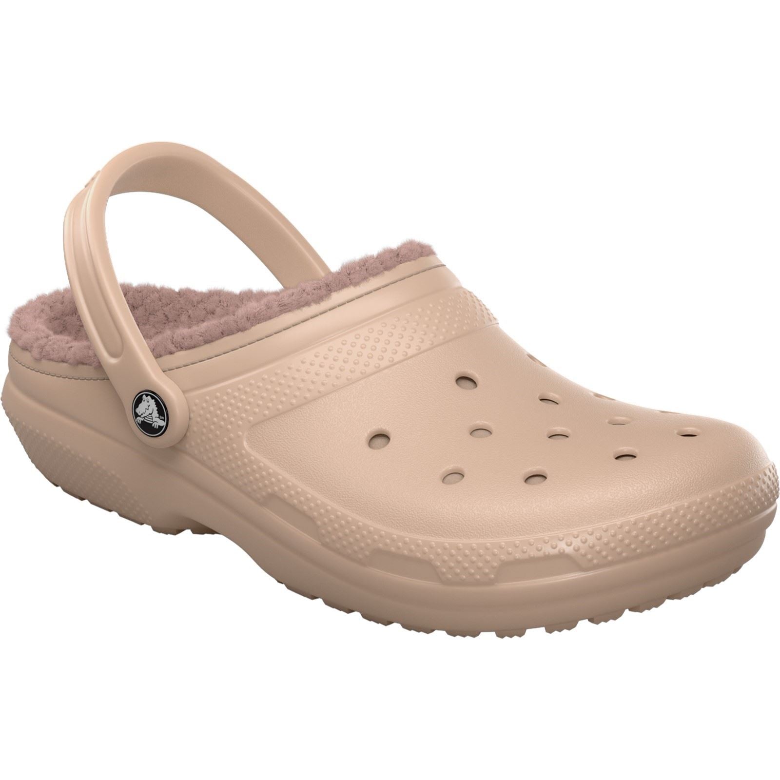 Crocs Classic Lined Thermoplastic Women's Pink Caramel Clogs