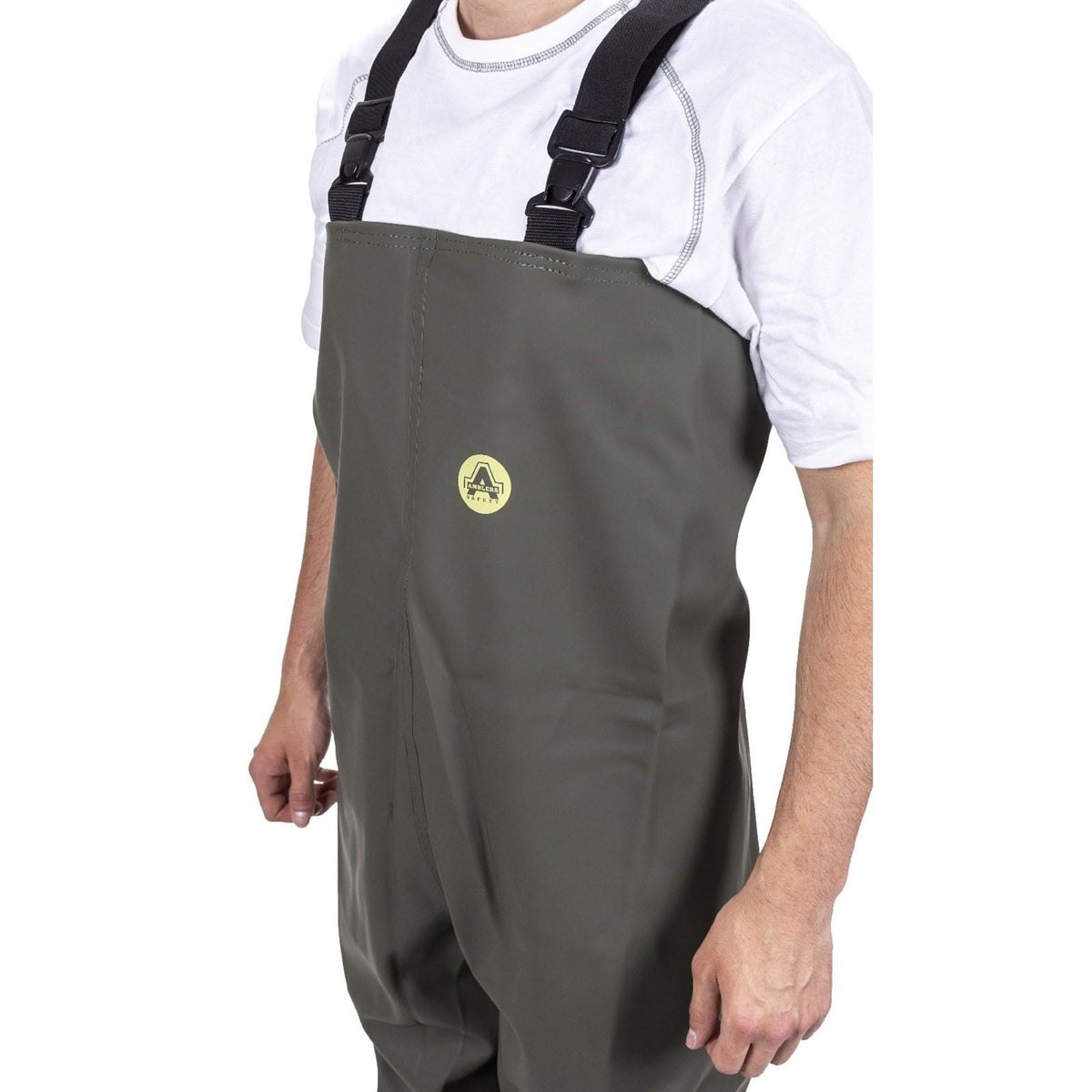 Amblers Safety Tyne PVC Green Safety Waders