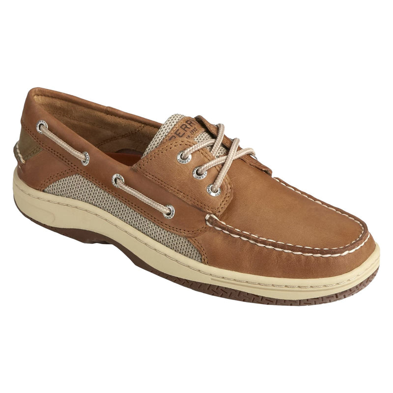 Sperry Billfish 3-Eye Leather Men's Dark Tan Boat Shoes