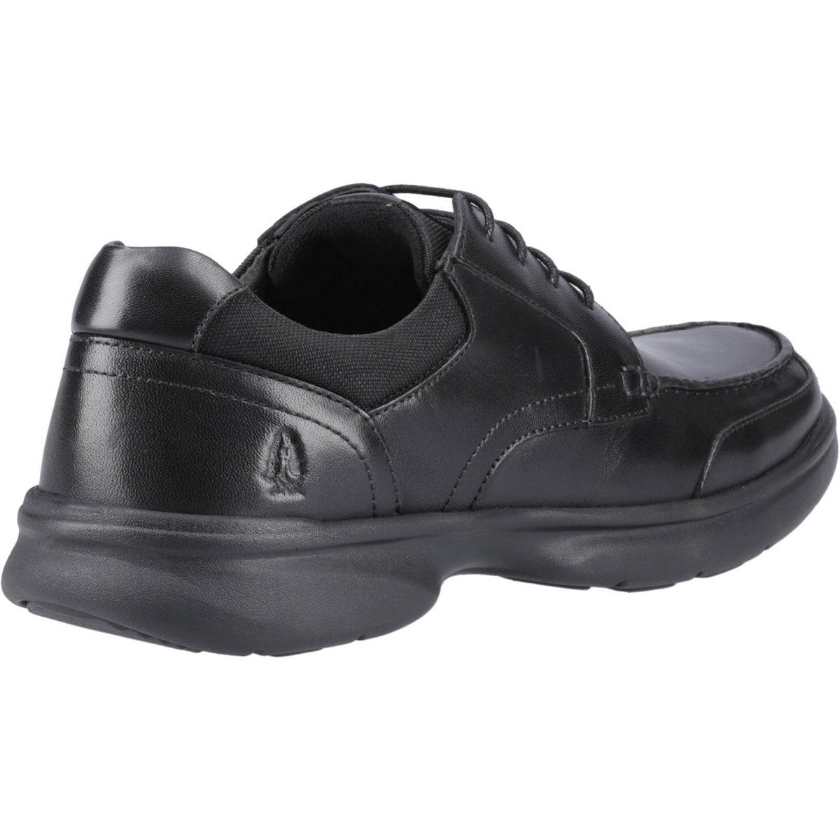 Hush Puppies Hugh Leather Men's Black Lace-Up Shoes