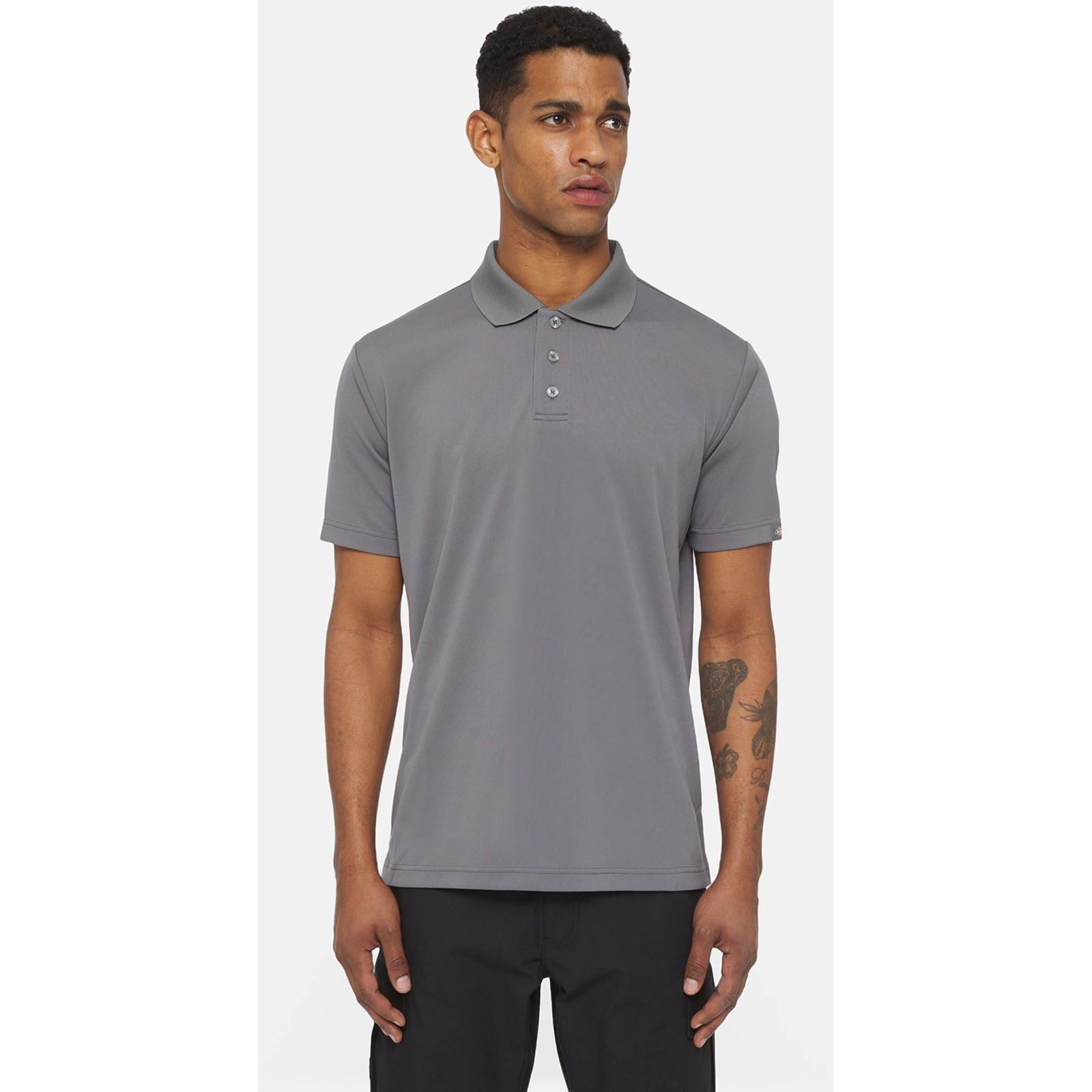 Dickies Everyday Polyester Men's Grey Polo Shirt